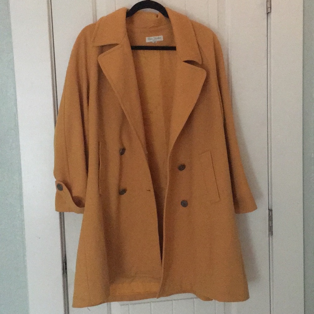 Vintage Mustard overcoat